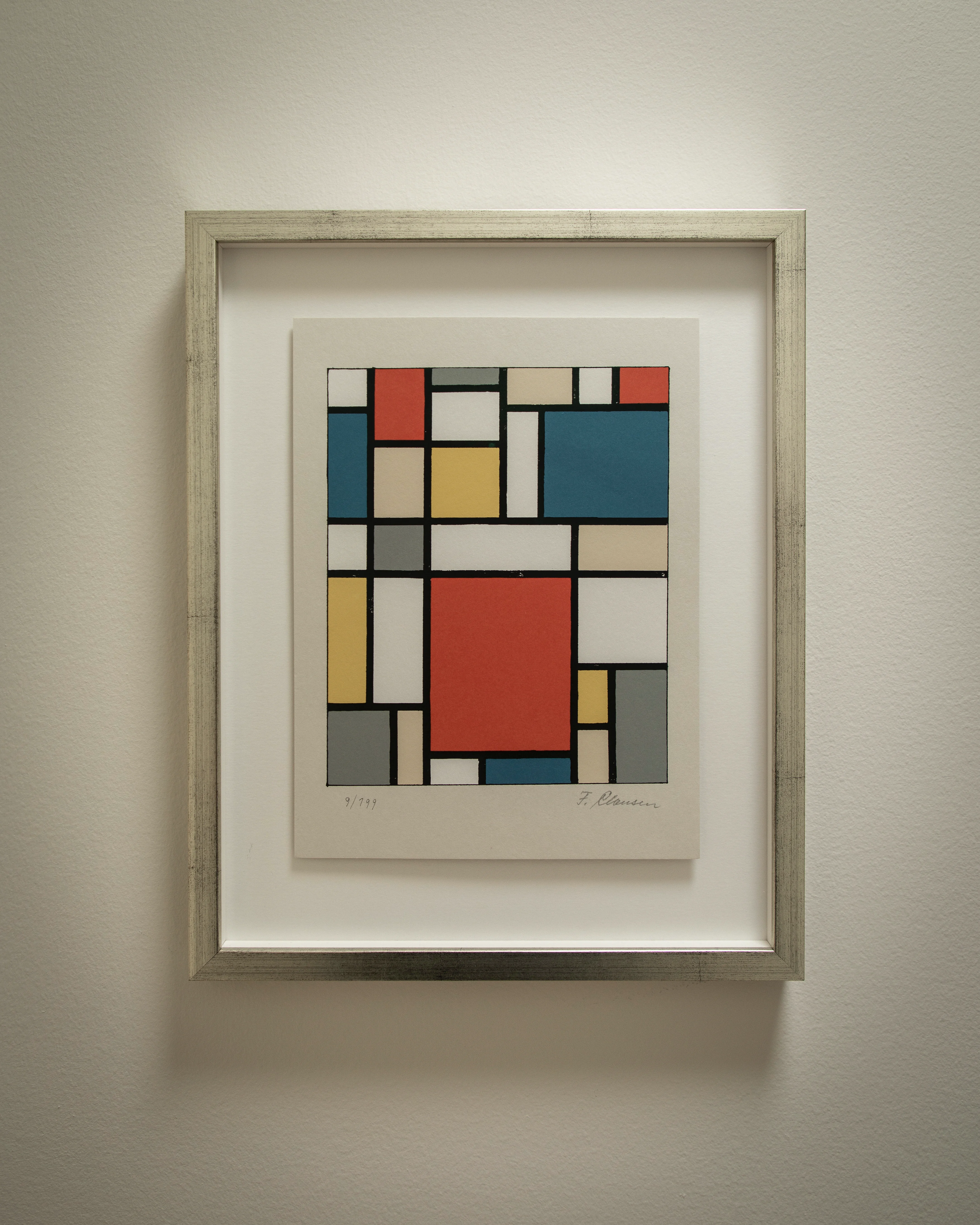 Badeværelse i renoveret sen-60’er etplanshus – nyt bad i samme farvetema.